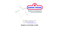Desktop Screenshot of hispanotroquel.com