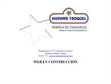 Tablet Screenshot of hispanotroquel.com